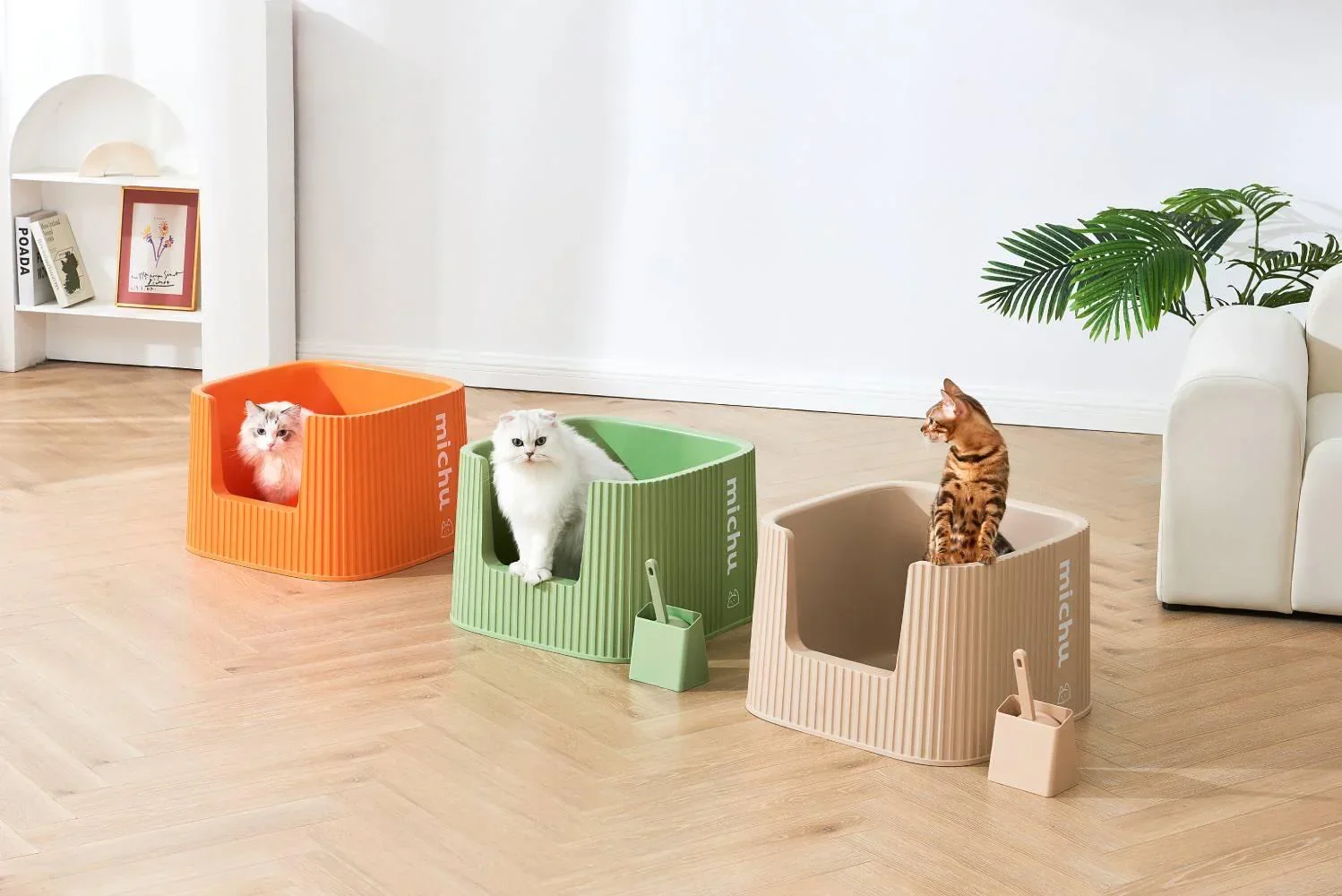 Michu XXL BoBa Deluxe Cat Litter Box - Spacious Design - Image 10