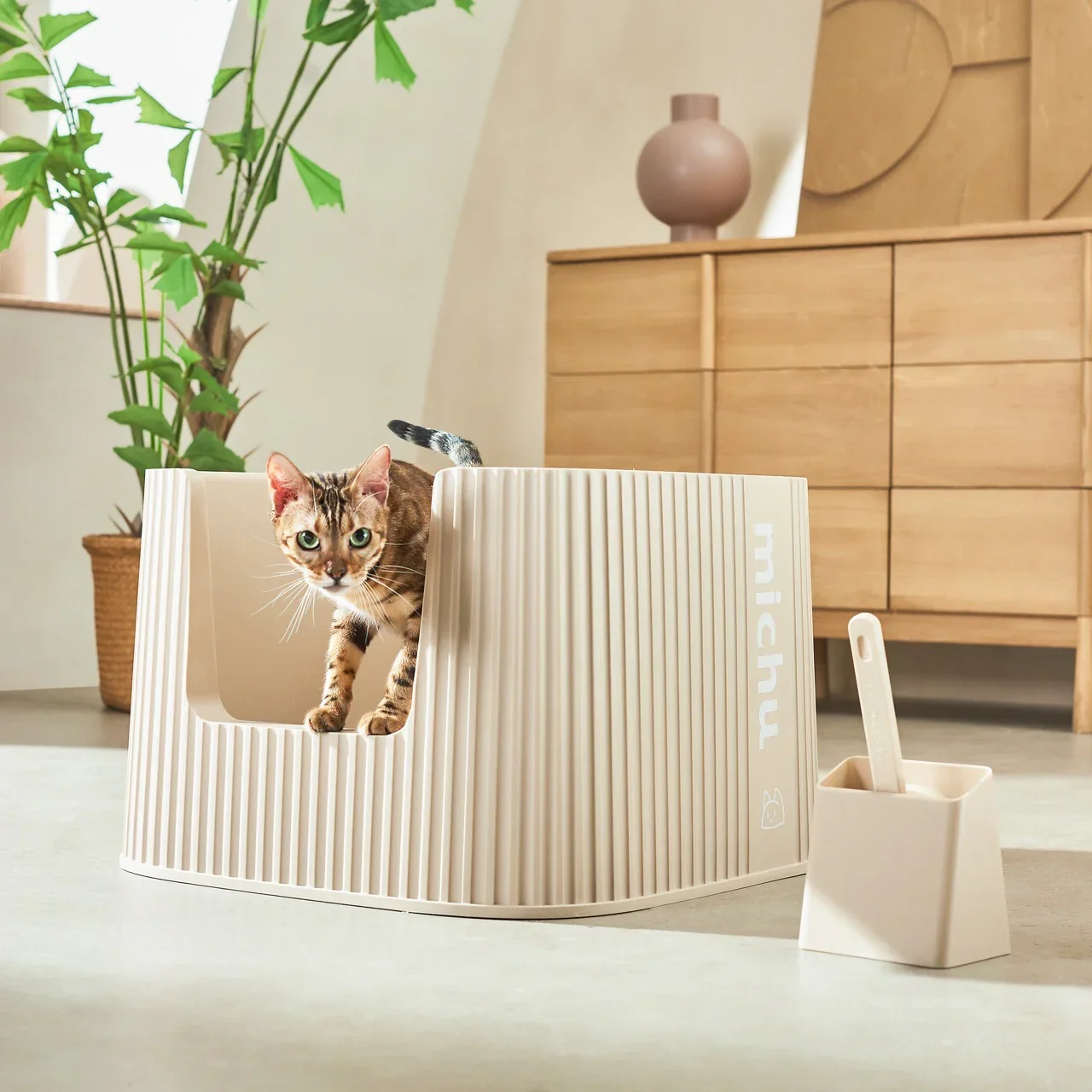 Michu XXL BoBa Deluxe Cat Litter Box - Spacious Design - Image 6