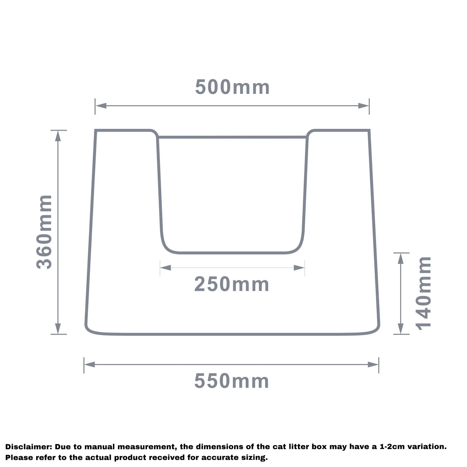 Michu XXL Stella Deluxe Cat Litter Box - Spacious Design - Image 16