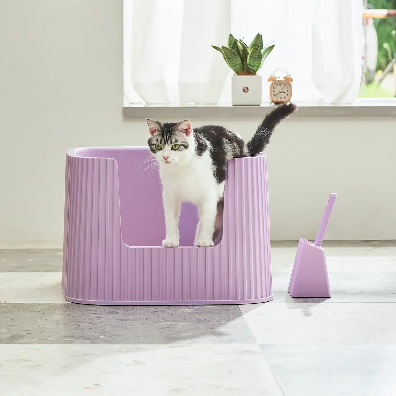 Michu XXL Stella Deluxe Cat Litter Box - Spacious Design - Image 9