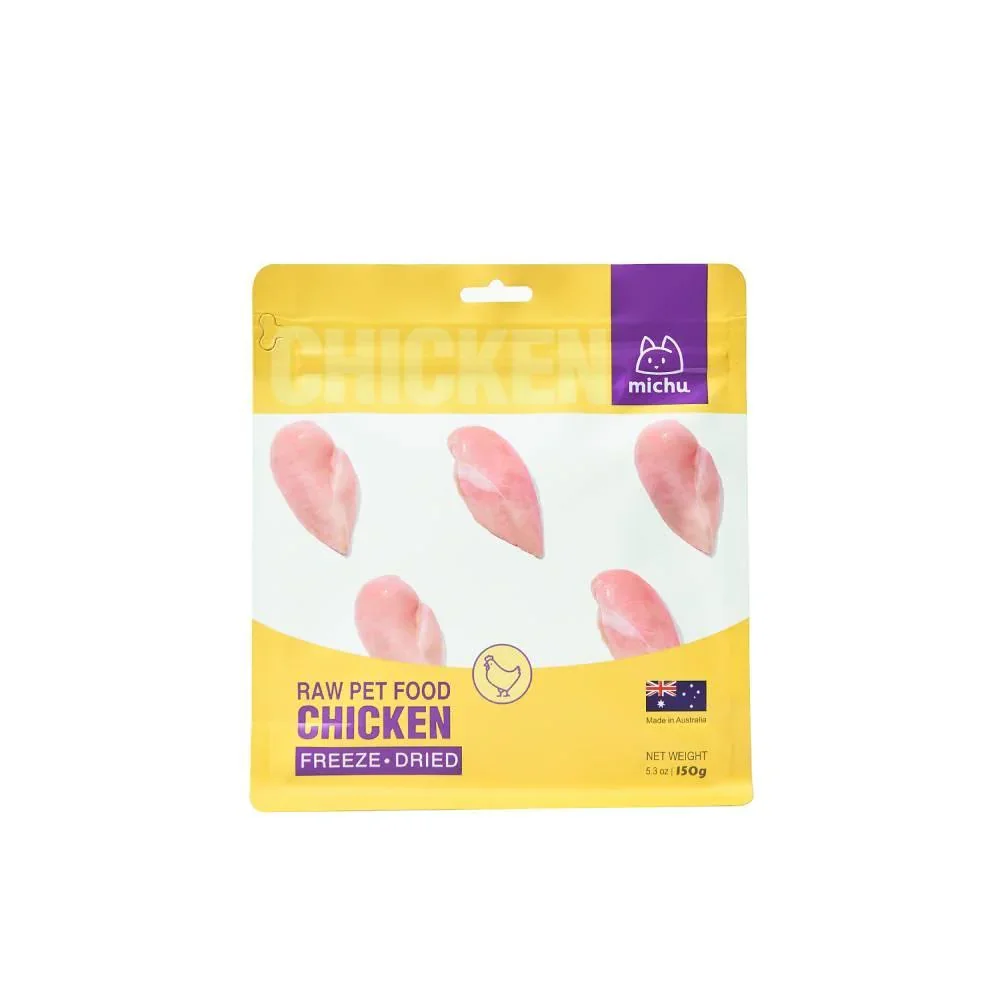 Michu Freeze-Dried Raw Pet Food Dog & Cat Treat 150g - Made in Australia - Image 16
