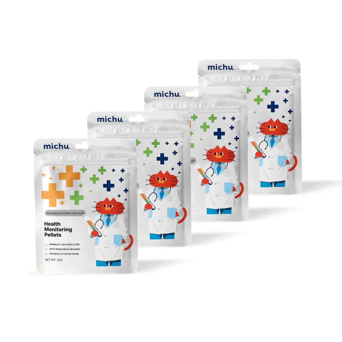 Michu Cat Health Monitoring Pellets - Colour Changing Indicators For Home Urine Testing - Image 16