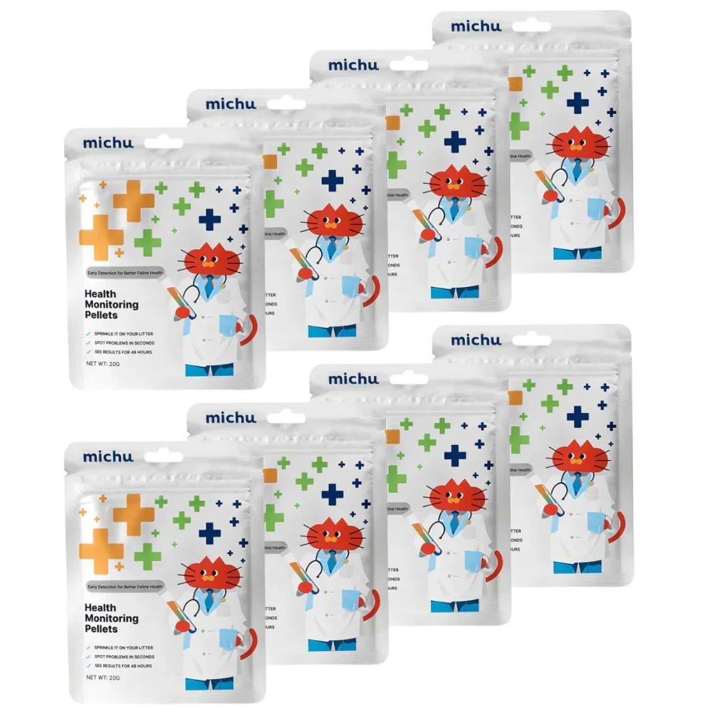 Michu Cat Health Monitoring Pellets - Colour Changing Indicators For Home Urine Testing - Image 17