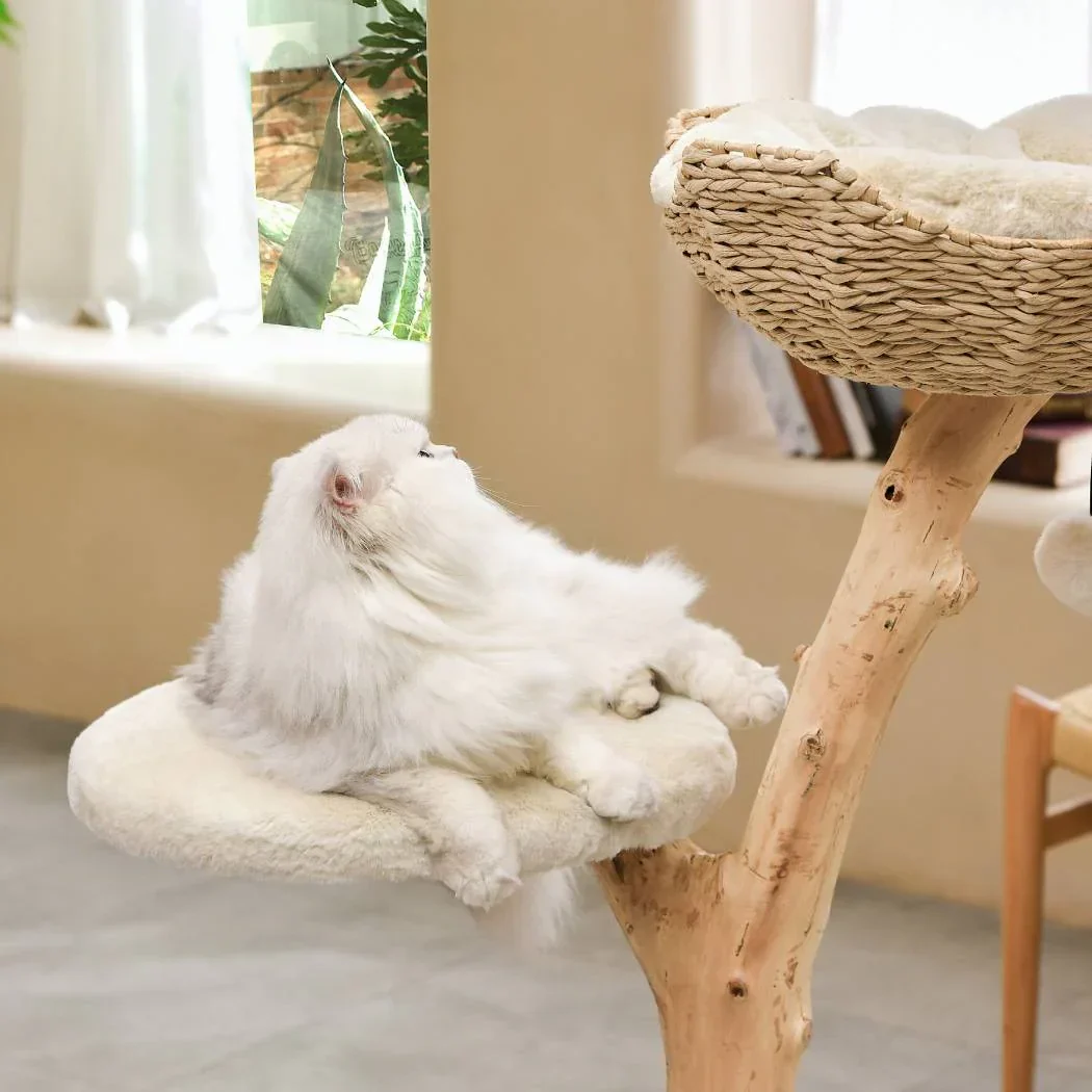 Michu Premium Real Wooden Cat Tree-Medium- Spacious Australian Feline Haven - Image 4