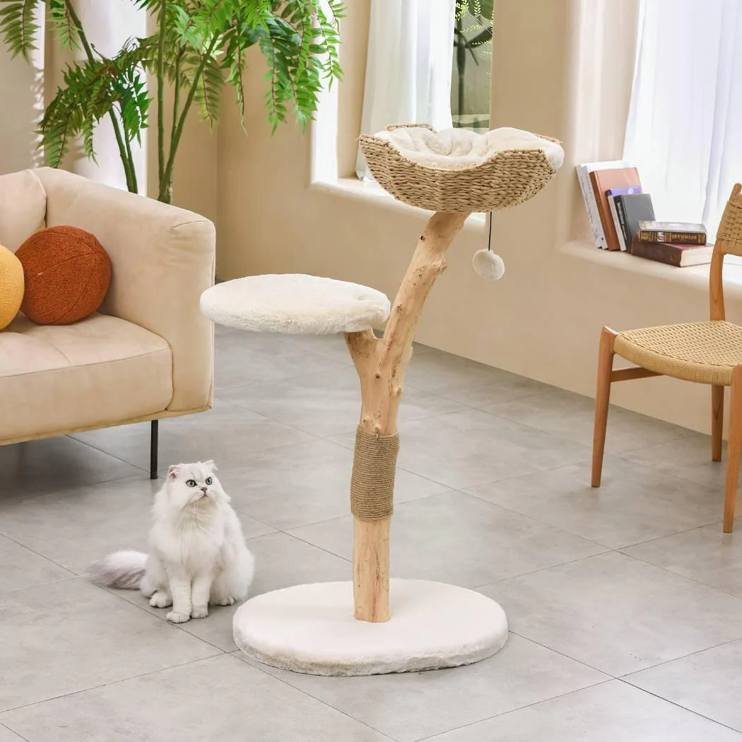 Michu Premium Real Wooden Cat Tree-Medium- Spacious Australian Feline Haven - Image 5