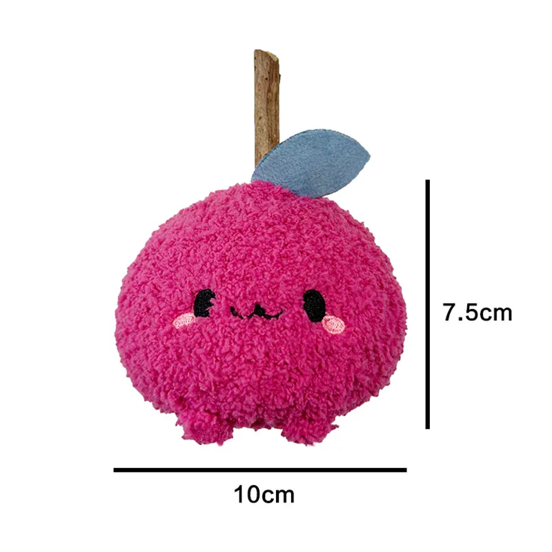 Michu Silver Vine Plush Toys - Onion Puff, Pearly Pear & Avocutie | Adorable Cat Chew & Play - Image 10
