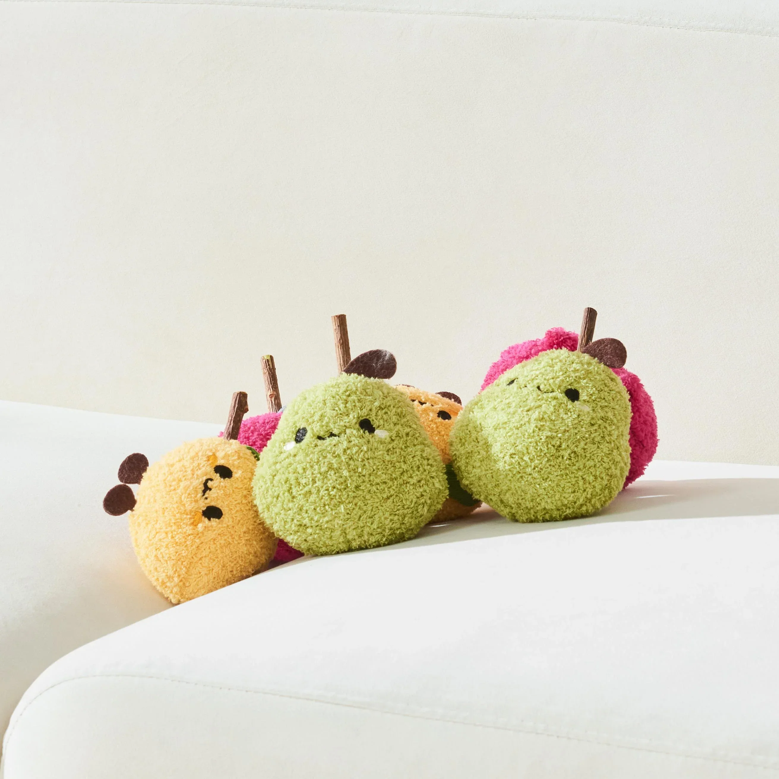Michu Silver Vine Plush Toys - Onion Puff, Pearly Pear & Avocutie | Adorable Cat Chew & Play - Image 5