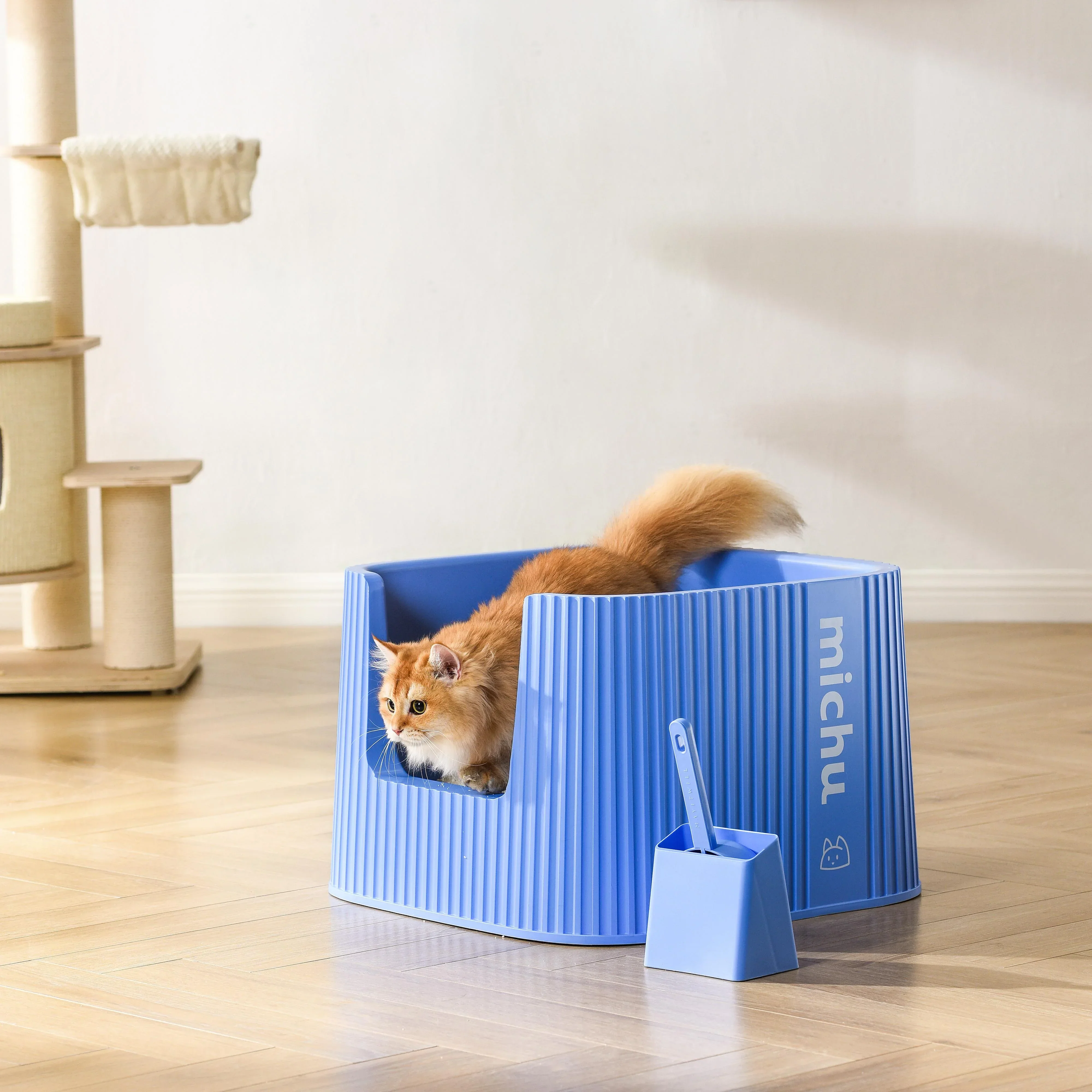 Michu XXL Kaia Deluxe Cat Litter Box - Spacious Design - Image 9