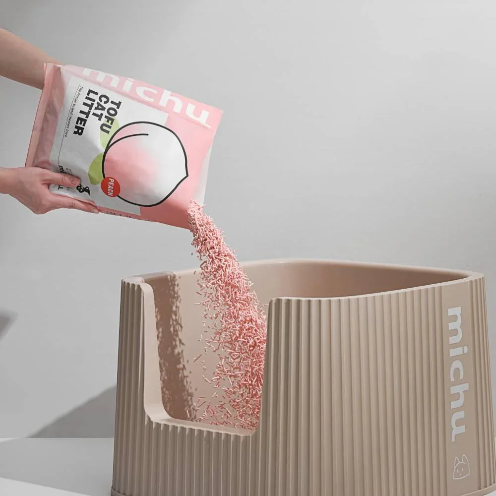 Michu Tofu Cat Litter Gen3 6L- Dust-Free and Natural Clumping Tofu-Based Formula for Easy Cleanup - Image 6